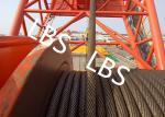 High Efficiency Carbon Steel Tower Hoist Winch With LBS Grooved Drum