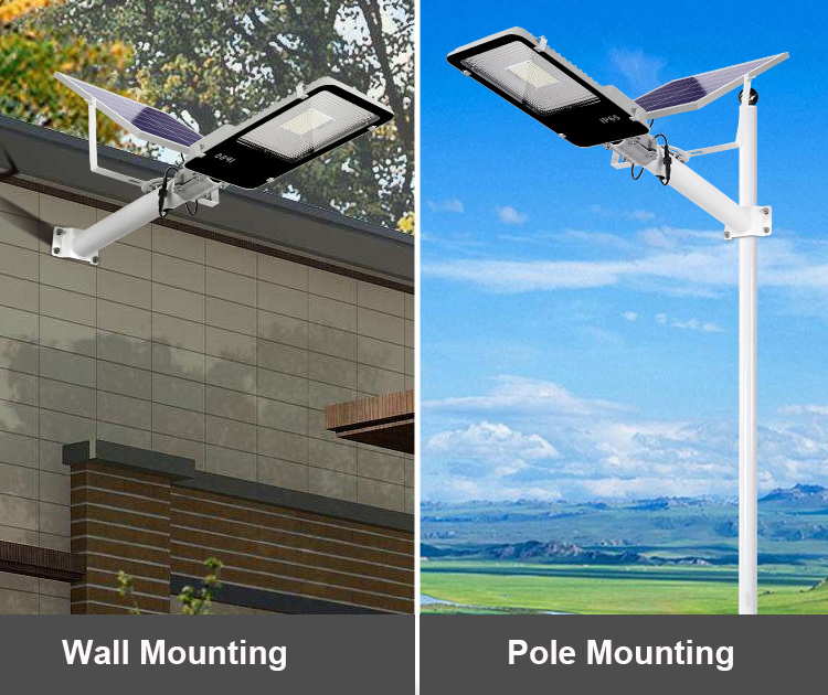 100w Solar Led Street Light Waterproof Ip66 Outdoor 50w 200w With Aluminum Body