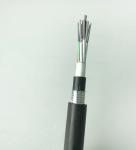 PE Jacket Central Loose Tube Underwater Fiber Optic Cable GYTA53 Armoured Multi