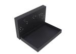 OEM Cardboard Packaging Box , Rigid Set Up Gift Boxes UV Coating Black