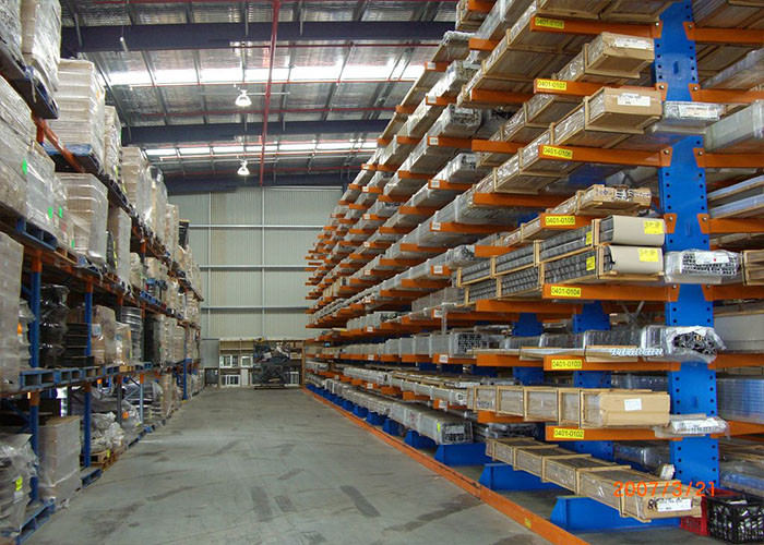 Metal Cantilever Pallet Racking Manufacturer For Lumber / Timber / Pipe / Tube Storage