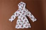 Cute Printed Childrens Towelling Bathrobe Soft Touch Bath Gown For Kids