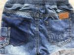 Boys Medium Wash Pull On Denim Shorts With Rib Waistband TW72702 TW72703