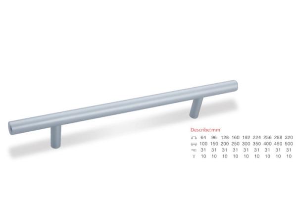 Popular Design Aluminium Pull Handles , Smooth Surface Treatment Indoor Door