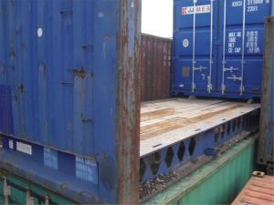 China Various Colors Used Flat Rack Containers With International Standards factory