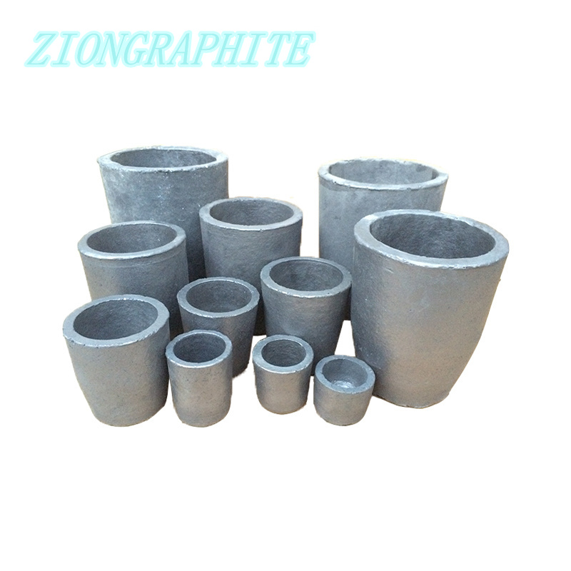 SiC Graphite Crucible for Molten Copper Aluminum Gold Silver Casting Long Service Time