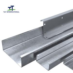 China Excellent Performance Structural C Channel , C Shaped Steel Beam Cross Section factory