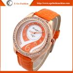 HY01 6 Colors Woman Watches PU Leather Watch Quartz Analog Watches Luxury Dress
