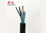 Outdoor Indoor 4 Core Multimode Fiber Optic Cable With Copper Wire Power Supply