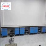 Chemistry Lab Workbench Wood Laboratory Furniture Chemical Resistant Laminate