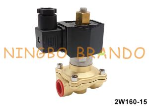 China 2W160-15-NO 1/2'' Brass Solenoid Valve 2/2 Way Normally Open factory