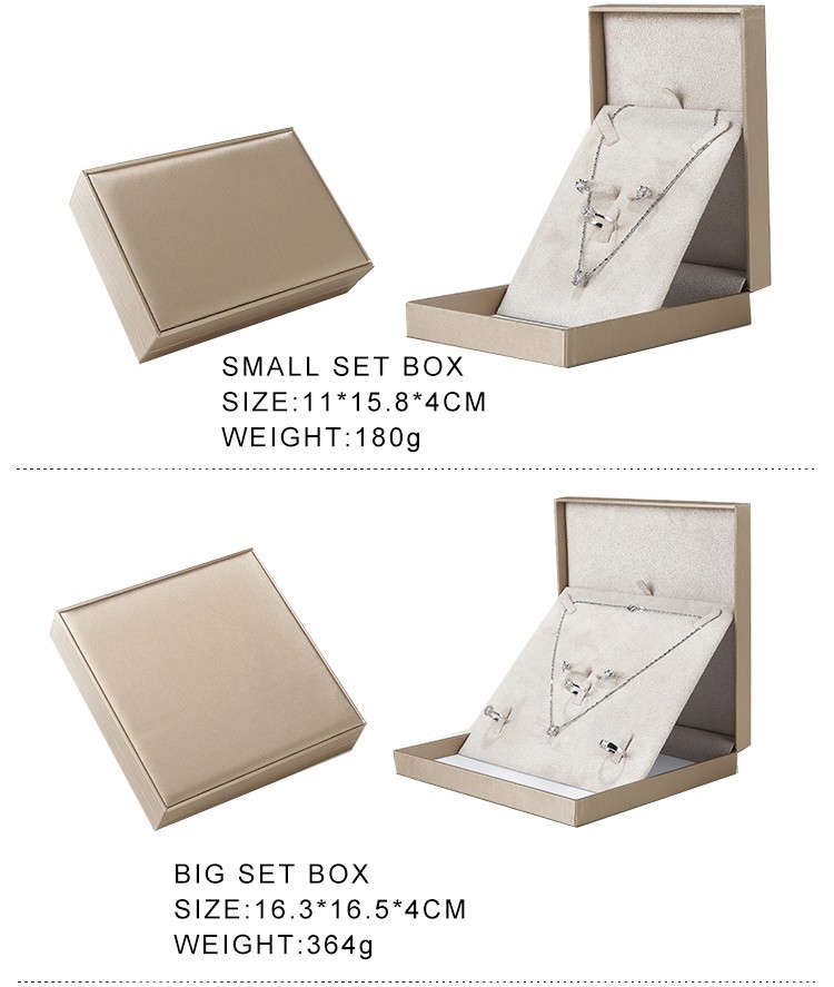 Pretty Kraft / White Cardboard Jewelry Boxes With Custom Cardboard Printing Services