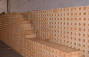 China Shaped Dry Pressed Kiln Refractory Fire Bricks Insulating Fireclay Block factory