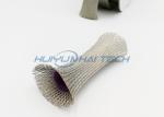 Metal Cable Shielding Sleeve , Automotive Braided Wire Loom Flame Retardant