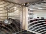 Security See Through Roll Up Doors Transparent Rolling Door Polycarbonate