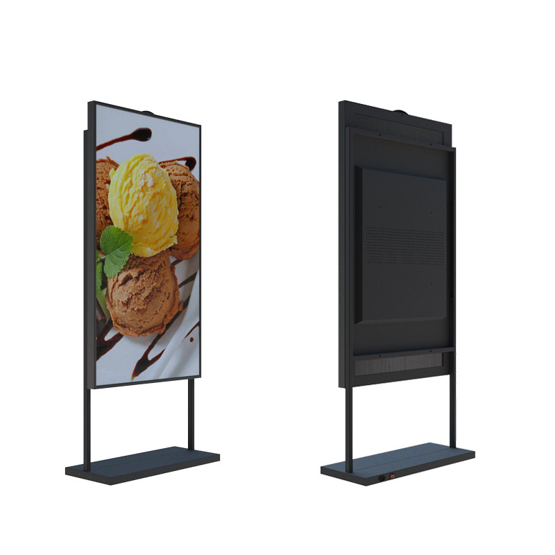 43 Inch Outdoor Lcd Display 2500 Nit 1920 X 1080 Floor Stand Lcd Display Screen