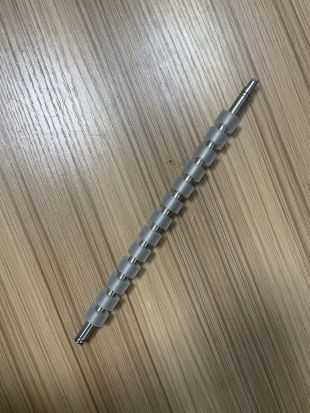 CWAA BV shaft length 24CM, 13 Rollers used in Wincor Banknote move cwaa part number 1750249443/ 1750150249