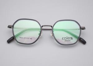 China Blue Black Metal Glass Frames Light Stylish Sophisticated Comfort Eyeglasses factory