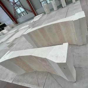China Fused Azs Block 36% Electrocast Zirconium Corundum Bricks for Glass Furnace Repairing factory