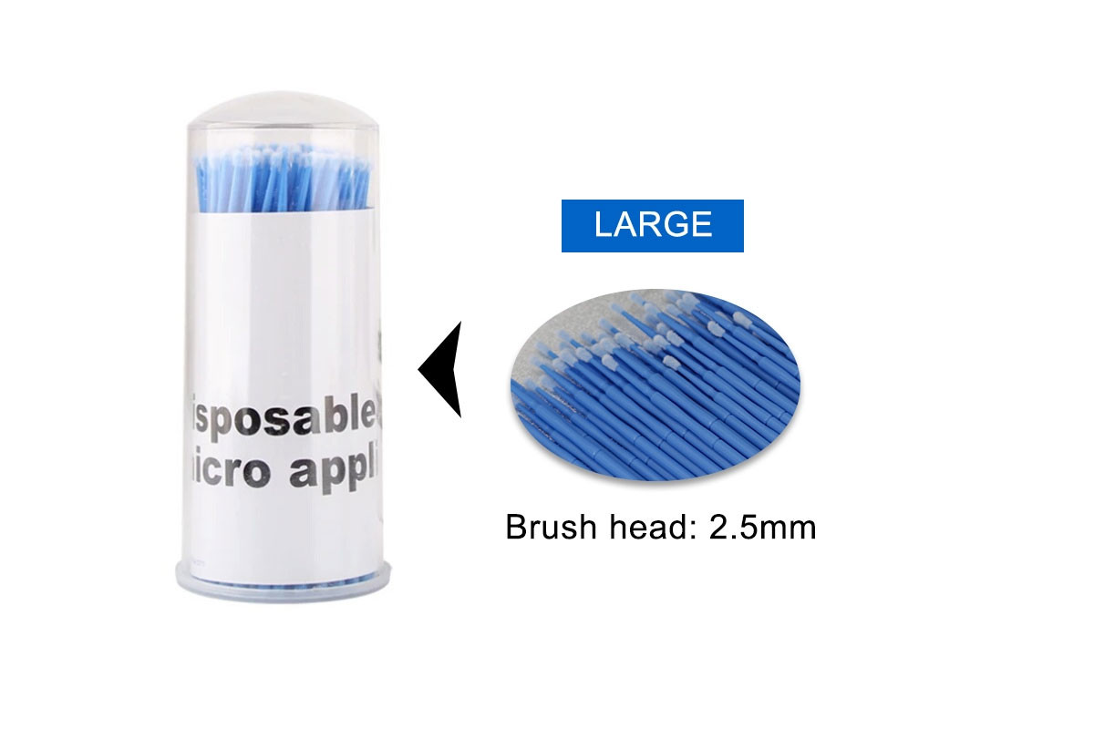 Disposable Eyelash Cleaning Glue Removing Beauty Stick Cotton Swab Tools