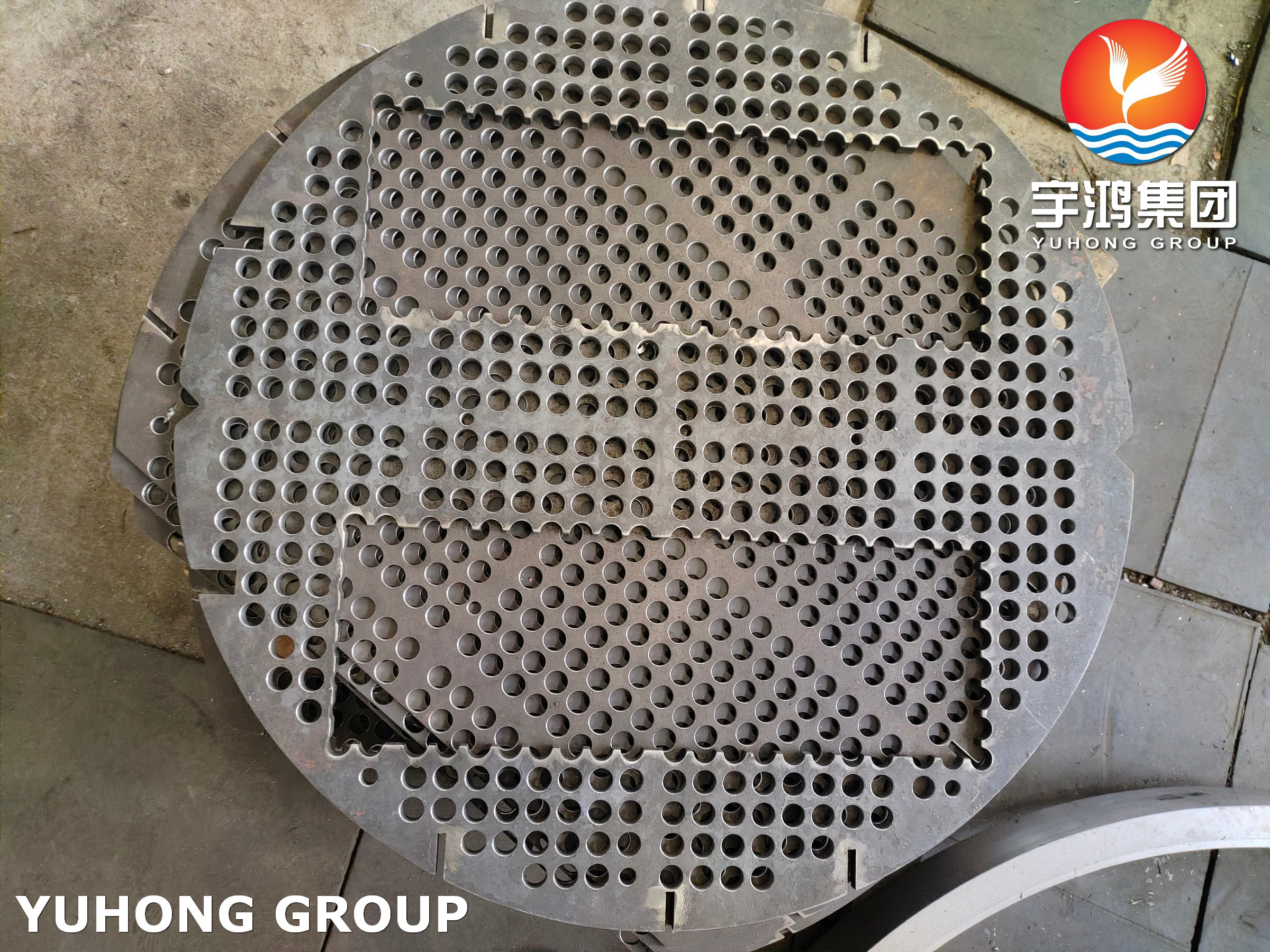China ASME SA516 Gr.70 Disk &amp; Ring Baffles (Double-Segmental) for Power Plant Condensers TEMA RCB-4.53 factory