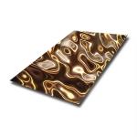 Decorative Water Wave Bright Corrugated Plate Mirror Sliver Water Ripple