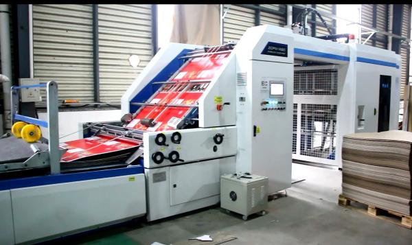 High Speed Corrugated Laminating Machine Corrugated Board To Board Pasting