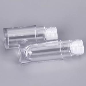 Clear PETG Round Lip Gloss Container Recyclable Plastic Bottle