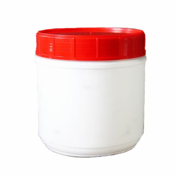 China 600Ml Polyethylene Plastic Powder Canister Shatterproof Wide Mouth Plastic Jar factory