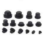 Black Rubber Feet Pads No Adhesive UV Resistant For All Surfaces