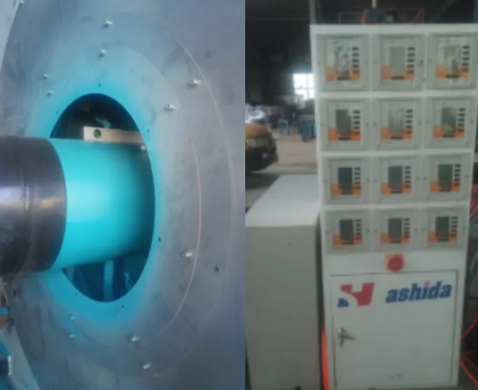 Curved Pipe 3PE Anti-Corrosion Coating Plant Elbow Pipe Rust Removal, Epoxy Powder Coating and Polyethylene Winding Production Line