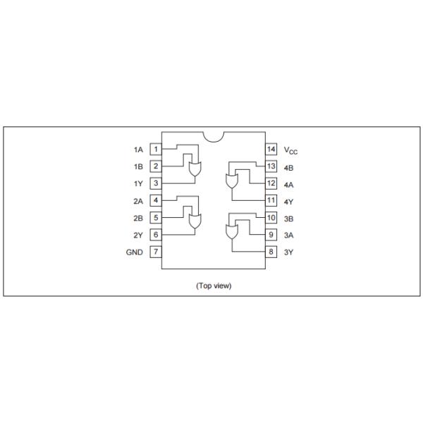 HD74LS32P Electronic IC Chips Quadruple 2-input Positive OR Gate