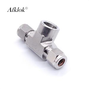 China AFK-1/4&quot; 3/8&quot; 1/2&quot; 3/4&quot; Stainless Steel Tube Fittings Union Tee With CE Approval factory