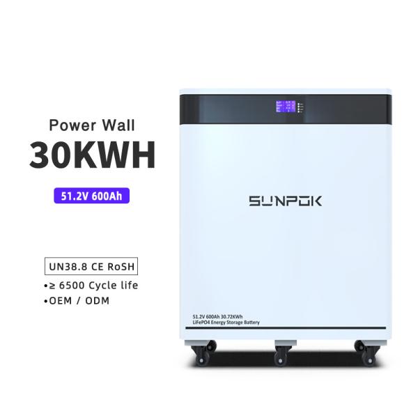 600Ah Lithium Ion Lifepo4 Solar Battery 30kwh 48V 600Ah Lifepo4 Battery Pack 51