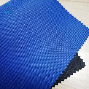 China Custom Color Blue Woven Tent Fabric 150CM Width 210D Oxford Fabric With PA600 Coated For Outdoor Adventures factory