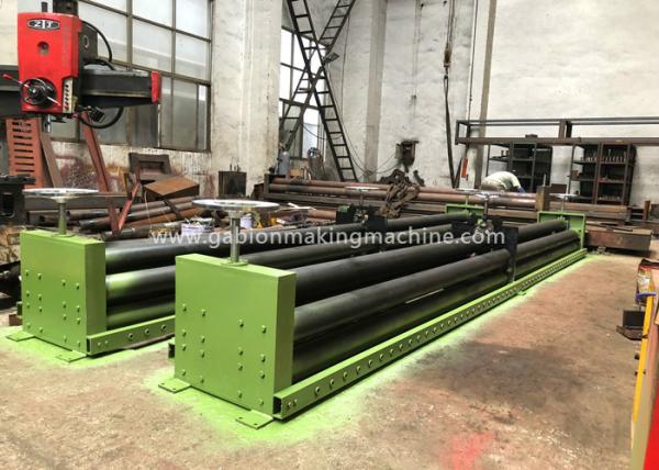 Galvanised Gabion Machine Steel Material Double Twist For 1.6 - 3.2mm Wire