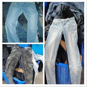 China all season adult Used Jeans Pants factory