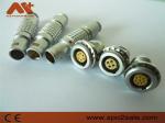 Brass Gold Plated Medical Cable Connectors Metal 1B 2pin 4pin 5pin 6pin