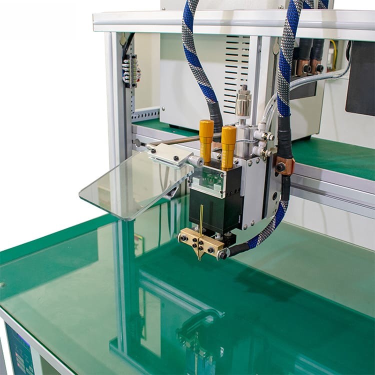 Manual Lithium Cylindrical Battery Spot Welding Machine Gantry Transistor Type AC 380V 3P