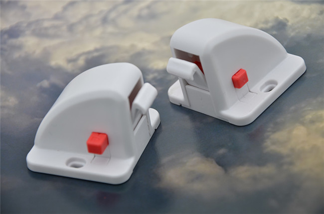 Hidden Drawer Cabinet Child Safety Lever Door Locks 4.2*4*3.5cm Size Long Lifespan
