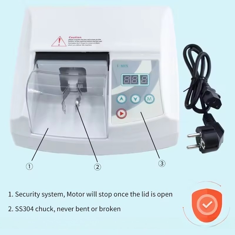 High Speed Dental Digital Amalgamator Super Silent Amalgam Capsules Mixer