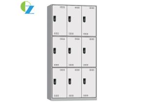 China Durable Nine Doors Office Locker Cabinet With Ventilation Hole Rust Resisting factory
