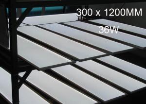 China LED Recessed Ceiling Panel Lights 300 X 1200MM For Commercial Appliance 36 Watt factory