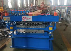 China Double Layer 0.3mm PPGI Roofing Sheet Roll Forming Machine factory