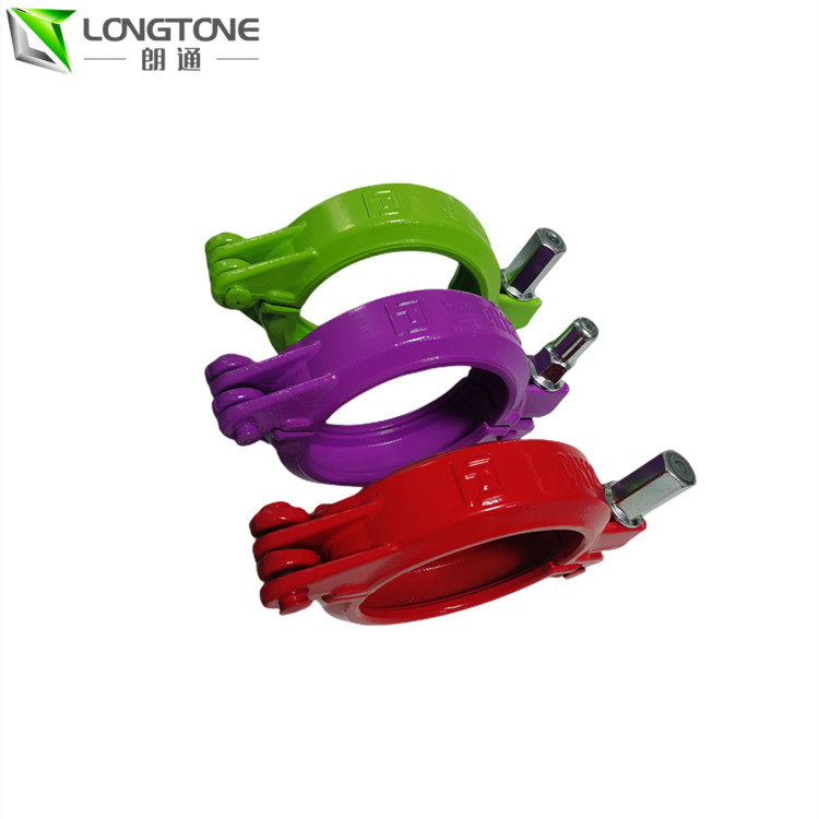 Mounting Concrete Pump Pipe Fittings Snap Rubber Hose Clamp