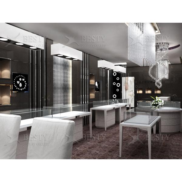 watch store showcases design