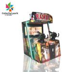 Music Video Stallone Shooting Arcade Machine Gun Simulator Coin Operated