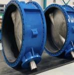 DN1650 Flanged wormgear Rotork Captop Underground butterfly valve