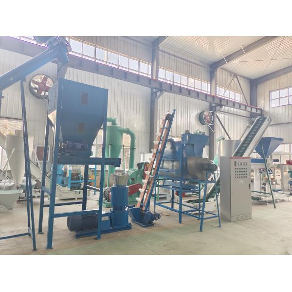 China Consistent and Precise Pelletizing with Pellet Feed Production Line Capacity 1-20t/h factory