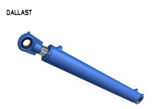 China Double Acting Hydraulic Cylinder With Piston For Garbage Truck factory